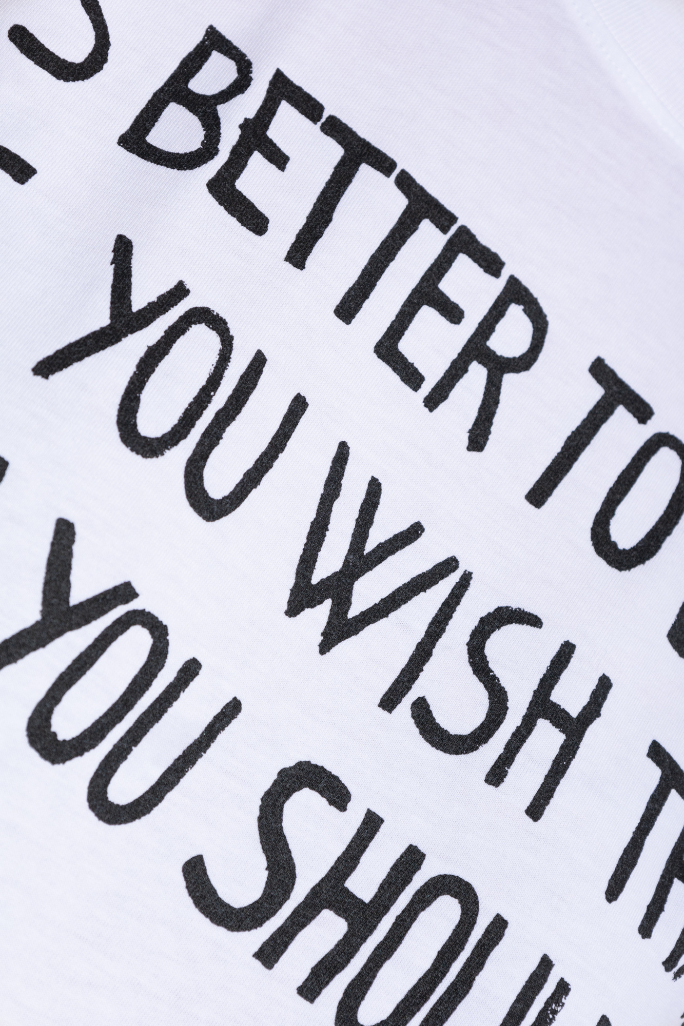 White T-shirt with print Moschino - Vitkac Canada